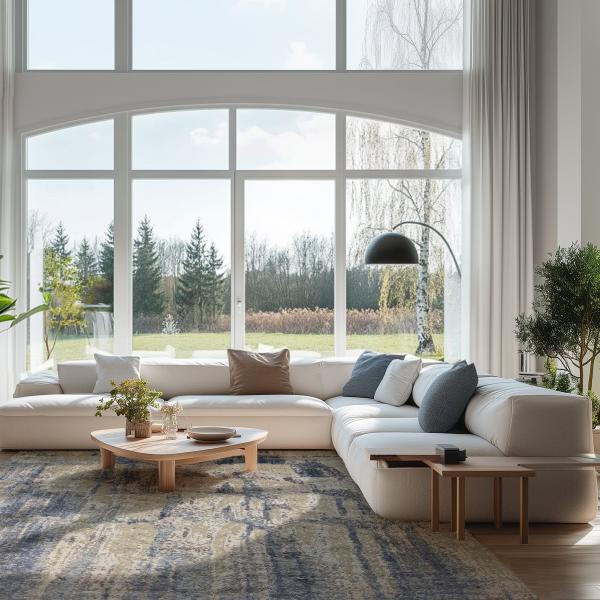 Tapis Sadraa de haute qualité avec un motif apaisant